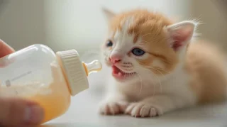 مراقب، نگهداری و تغذیه برای توله سگ و بچه گربه های بدون مادر