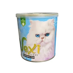 کنسرو گربه وکسی طعم مرغ و ماهی 800 گرم